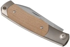 Viper Hug 2 V5994CN Natural Canvas Micarta Couteau De Poche, Sacha Thiel Design -Couteaux De Poche Soldes VPV5994CN 04 viper