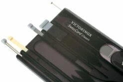 Victorinox SwissCard Classic Noir Transparent 0.7133.T3 -Couteaux De Poche Soldes VT 07133T3 04 victorinox swisscard transparant zwart vt07133t3 d4
