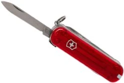 Victorinox Nail Clip 580, Couteau Suisse, Rouge Transparent -Couteaux De Poche Soldes VT0 6463 T 04 victorinox vt0 6463 t 04