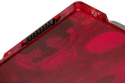 Victorinox SwissCard Lite Rouge Transparent 0.7300.T -Couteaux De Poche Soldes VT0 7300 T 04 victorinox