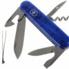 Victorinox Spartan, Bleu Transparent 1.3603.T2 Couteau Suisse -Couteaux De Poche Soldes VT1 3603T2 01 victorinox spartan transparant blauw vt1 3603t2 d1