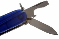 Victorinox Spartan, Bleu Transparent 1.3603.T2 Couteau Suisse -Couteaux De Poche Soldes VT1 3603T2 03 victorinox spartan transparant blauw vt1 3603t2 d3