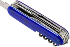 Victorinox Huntsman Bleu Transparent 1.3713.T2 Couteau Suisse -Couteaux De Poche Soldes VT1 3713 T2 03 victorinox vt1 3713 t2 03