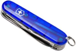 Victorinox Huntsman Bleu Transparent 1.3713.T2 Couteau Suisse -Couteaux De Poche Soldes VT1 3713 T2 05 victorinox vt1 3713 t2 05