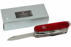 Victorinox SwissChamp Transparent Rouge 1.6795.T Couteau Suisse -Couteaux De Poche Soldes VT1 6795 T 08 victorinox swisschamp 33 rood transparant vt1 6795 t d8