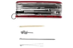 Victorinox CyberTool, Rouge Transparent 1.7775.T, Couteau Suisse Avec 41 Fonctions -Couteaux De Poche Soldes VT1 7775 T 05 victorinox vt1 7775 t cybertool 41 d5