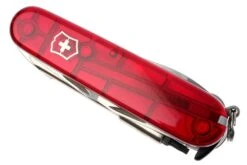 Victorinox CyberTool, Rouge Transparent 1.7775.T, Couteau Suisse Avec 41 Fonctions -Couteaux De Poche Soldes VT1 7775 T 06 victorinox vt1 7775 t cybertool 41 d6