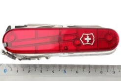 Victorinox CyberTool, Rouge Transparent 1.7775.T, Couteau Suisse Avec 41 Fonctions -Couteaux De Poche Soldes VT1 7775 T 08 victorinox vt1 7775 t cybertool 41 d8