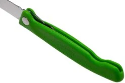 Victorinox SwissClassic 6.7836.F4B Couteau à Légumes Pliant Dentelé, Vert -Couteaux De Poche Soldes VT6 7836 F4B 05 victorinox