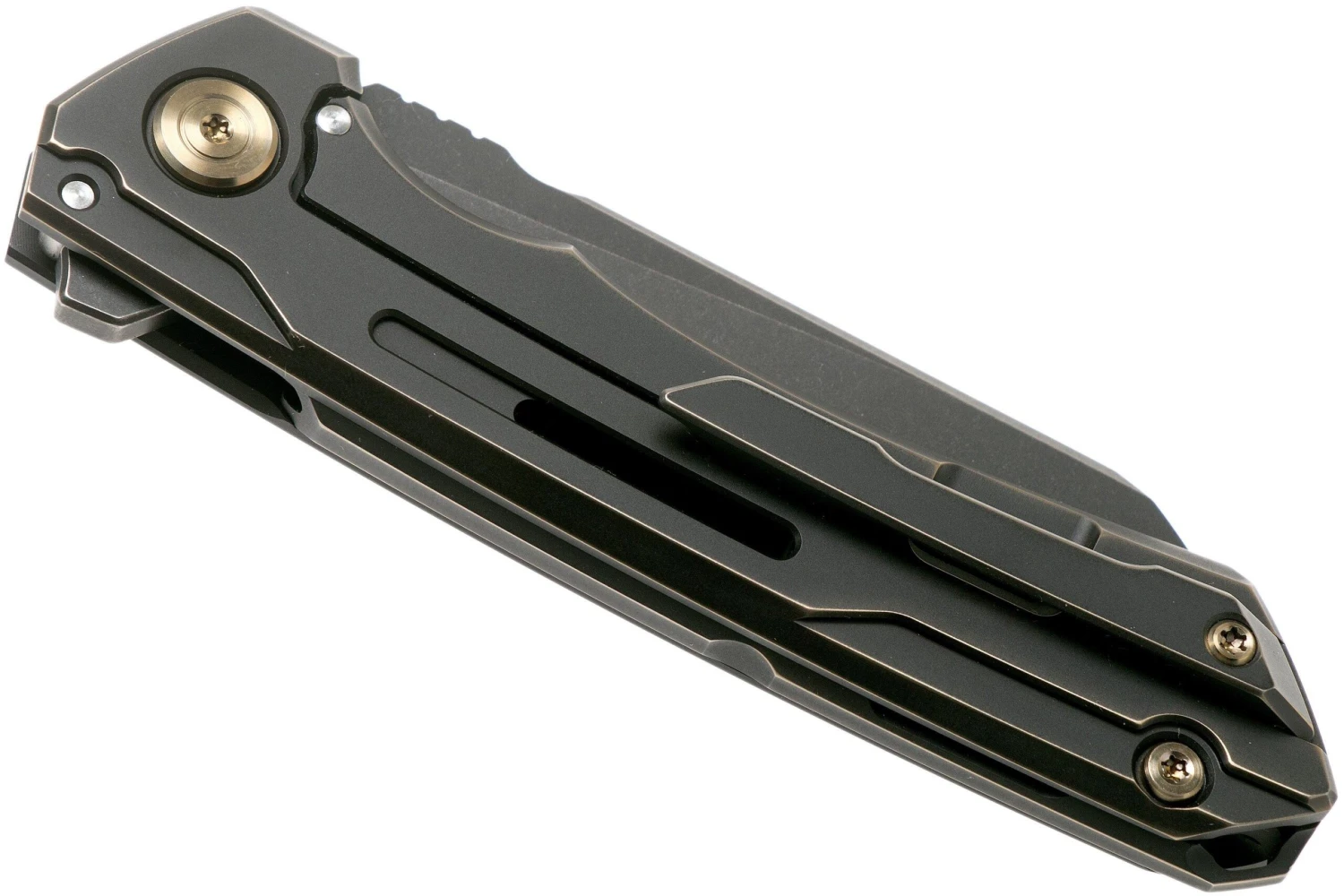 WE Knife Mini Buster 2003B Bronze Couteau De Poche, SNECX Design 6 WE Knife Mini Buster 2003B Bronze Couteau De Poche, SNECX Design - Image 4