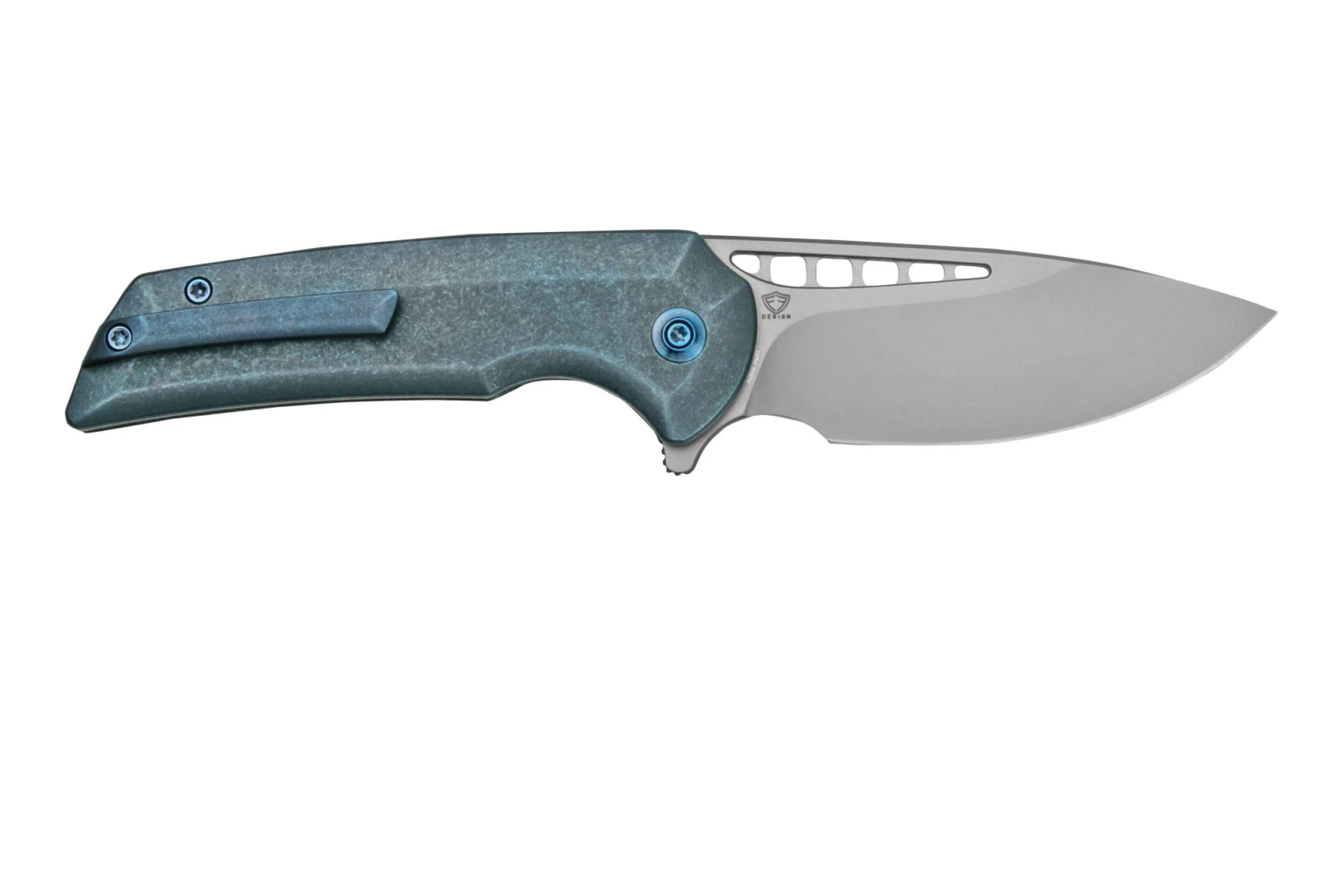 WE Knife Mini Malice WE054BL-3, Blue Titanium Couteau De Poche 4 WE Knife Mini Malice WE054BL-3, Blue Titanium Couteau De Poche - Image 2