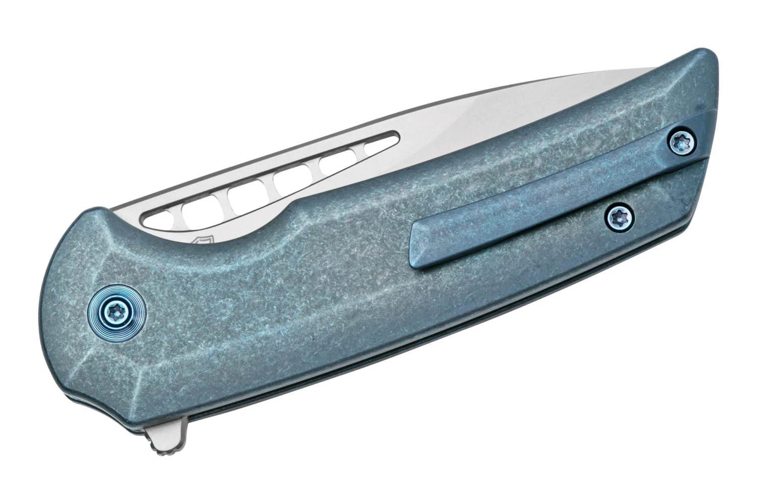 WE Knife Mini Malice WE054BL-3, Blue Titanium Couteau De Poche 6 WE Knife Mini Malice WE054BL-3, Blue Titanium Couteau De Poche - Image 4