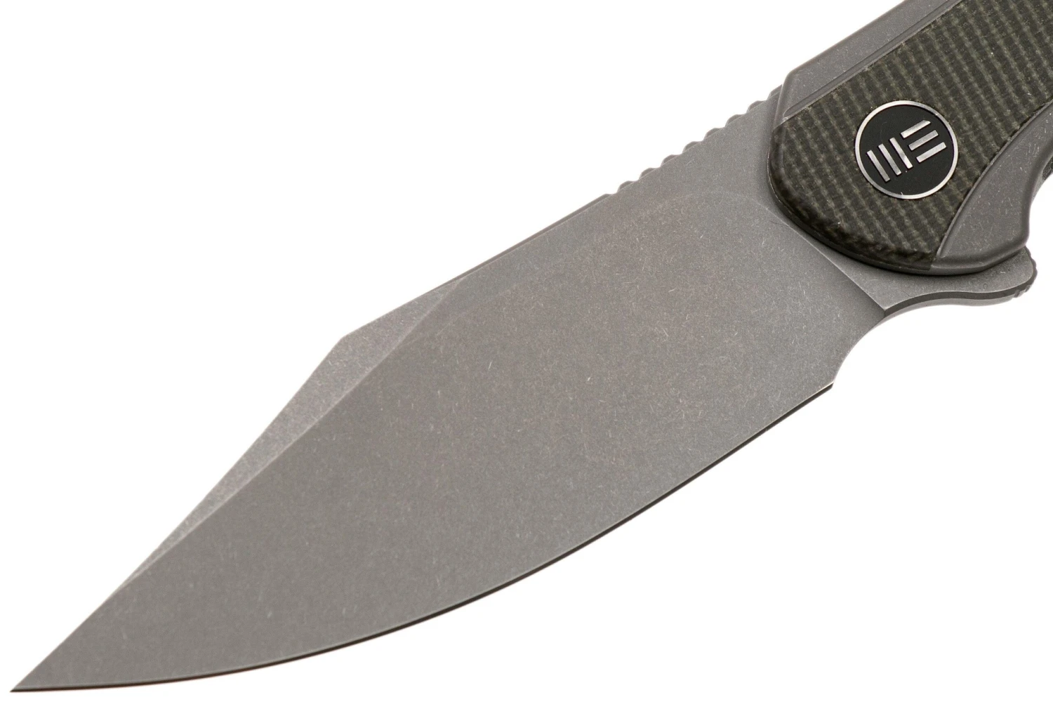 WE Knife Snick WE19022F-5 Stonewashed, Green Micarta Couteau De Poche 5 WE Knife Snick WE19022F-5 Stonewashed, Green Micarta Couteau De Poche - Image 3