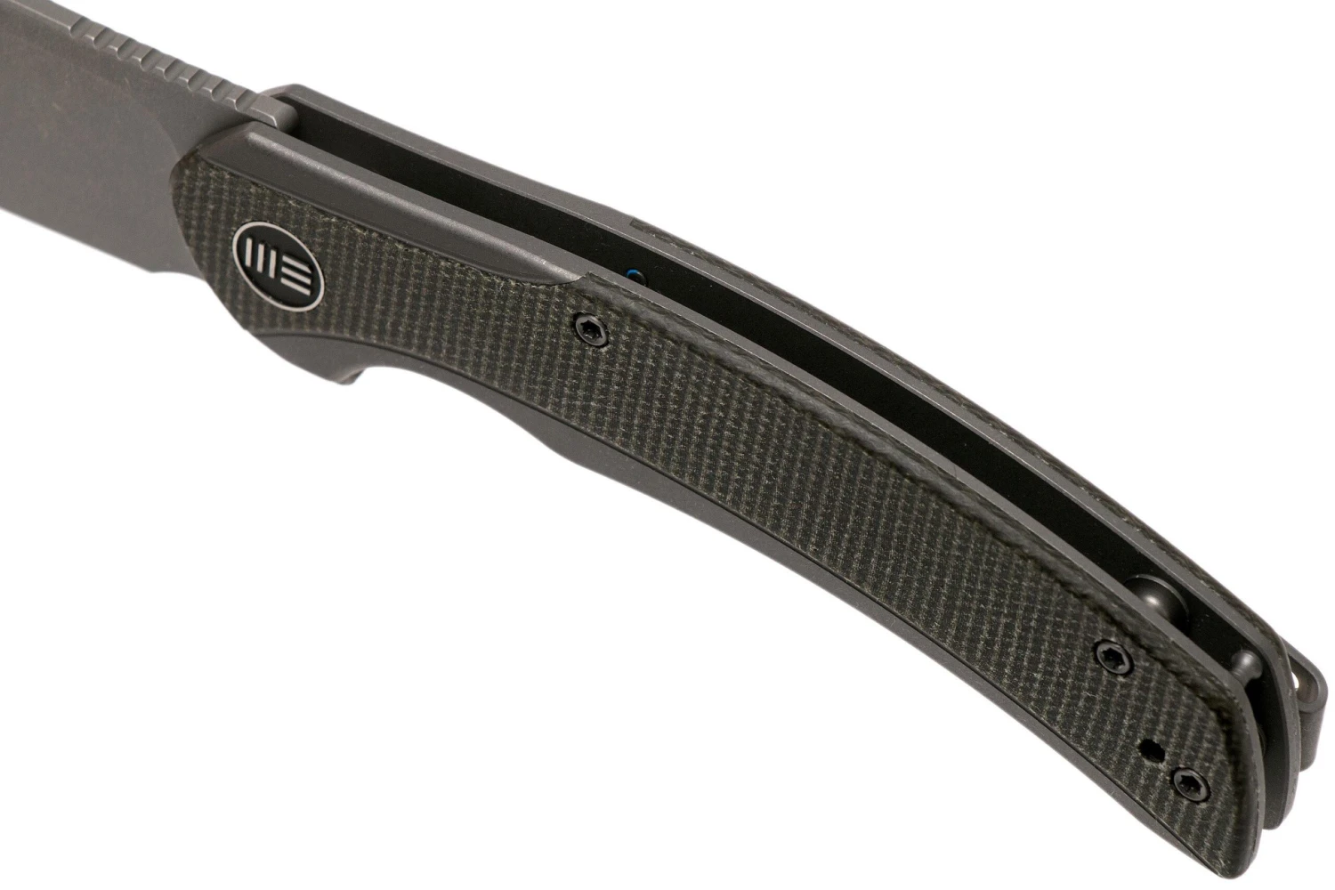 WE Knife Snick WE19022F-5 Stonewashed, Green Micarta Couteau De Poche 9 WE Knife Snick WE19022F-5 Stonewashed, Green Micarta Couteau De Poche - Image 7