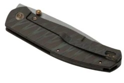 WE Knife Esprit 20025B-B Bead Blasted, Tiger Stripe Pattern Flamed Titanium Couteau De Poche, Ray Laconico Design 15 WE Knife Esprit 20025B-B Bead Blasted, Tiger Stripe Pattern Flamed Titanium Couteau De Poche, Ray Laconico Design -Couteaux De Poche Soldes WKWE20025B B 07 weknife