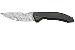 WE Knife Quixotic WE21016-DS1, Bronze & Black Titanium, Damasteel Couteau De Poche