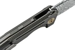 WE Knife Quixotic WE21016-DS1, Bronze & Black Titanium, Damasteel Couteau De Poche -Couteaux De Poche Soldes WKWE21016 DS1 05 weknife