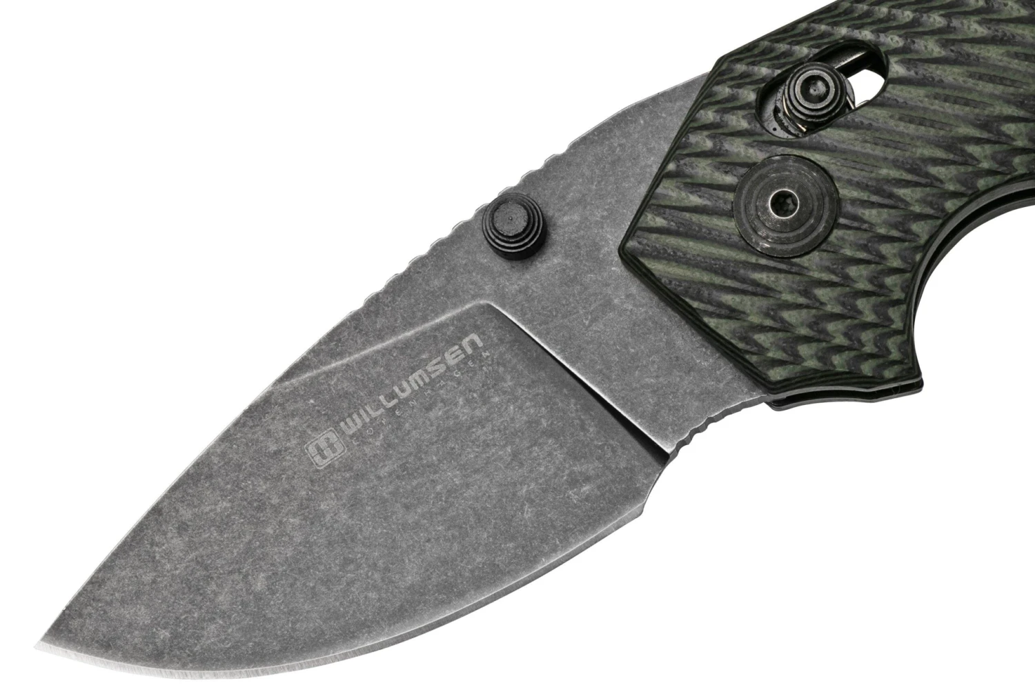 Willumsen Red E, RE21AOD Acid Green & Black, Couteau De Poche 5 Willumsen Red E, RE21AOD Acid Green & Black, Couteau De Poche - Image 3