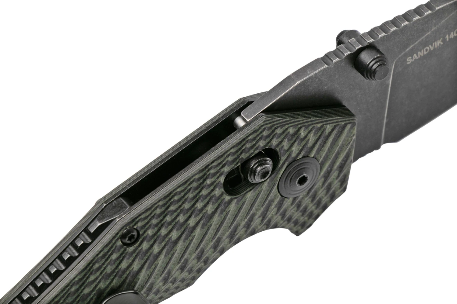 Willumsen Red E, RE21AOD Acid Green & Black, Couteau De Poche 8 Willumsen Red E, RE21AOD Acid Green & Black, Couteau De Poche - Image 6