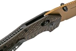 Willumsen Red E, RE21DTA Acid Desert Tan & Black, Couteau De Poche -Couteaux De Poche Soldes WNRE21DTA 06 willumsen